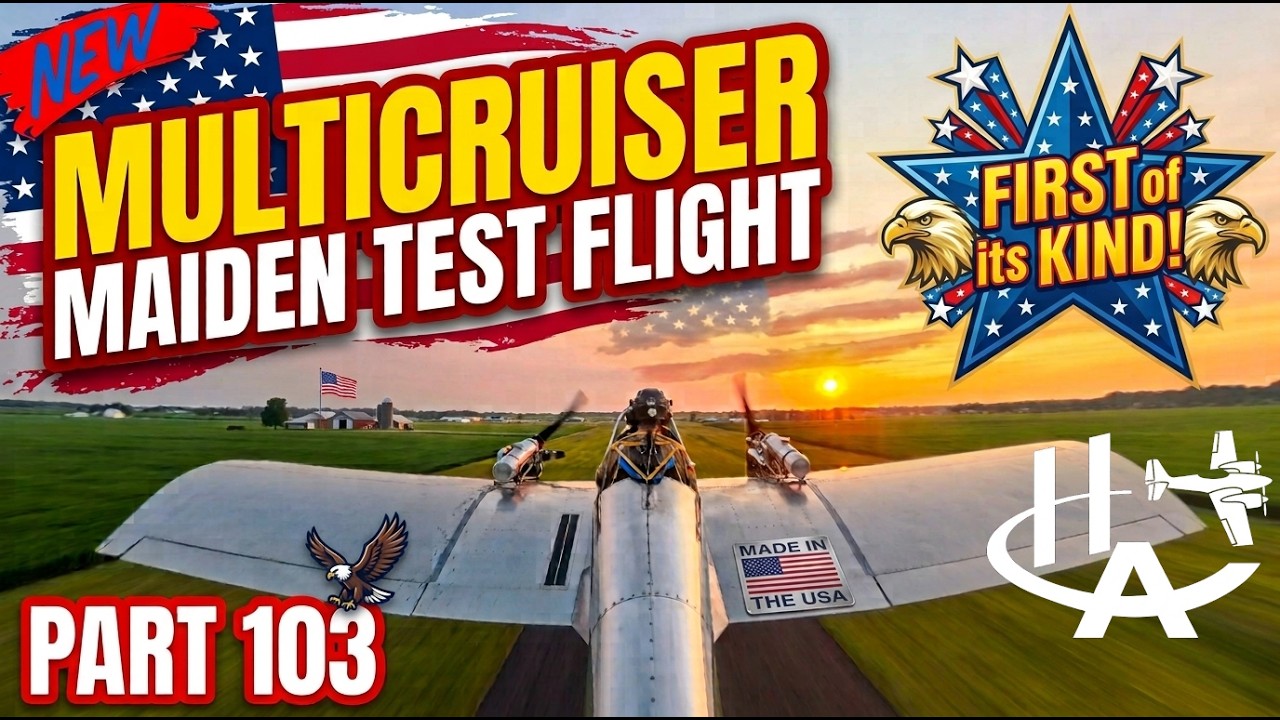 Multicruiser Maiden Test Flight - Part 103 Multi-Engine