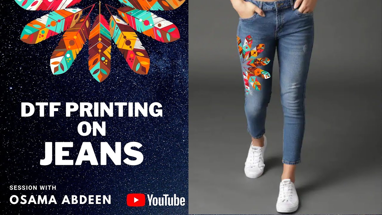 DTF Printing on JEANS