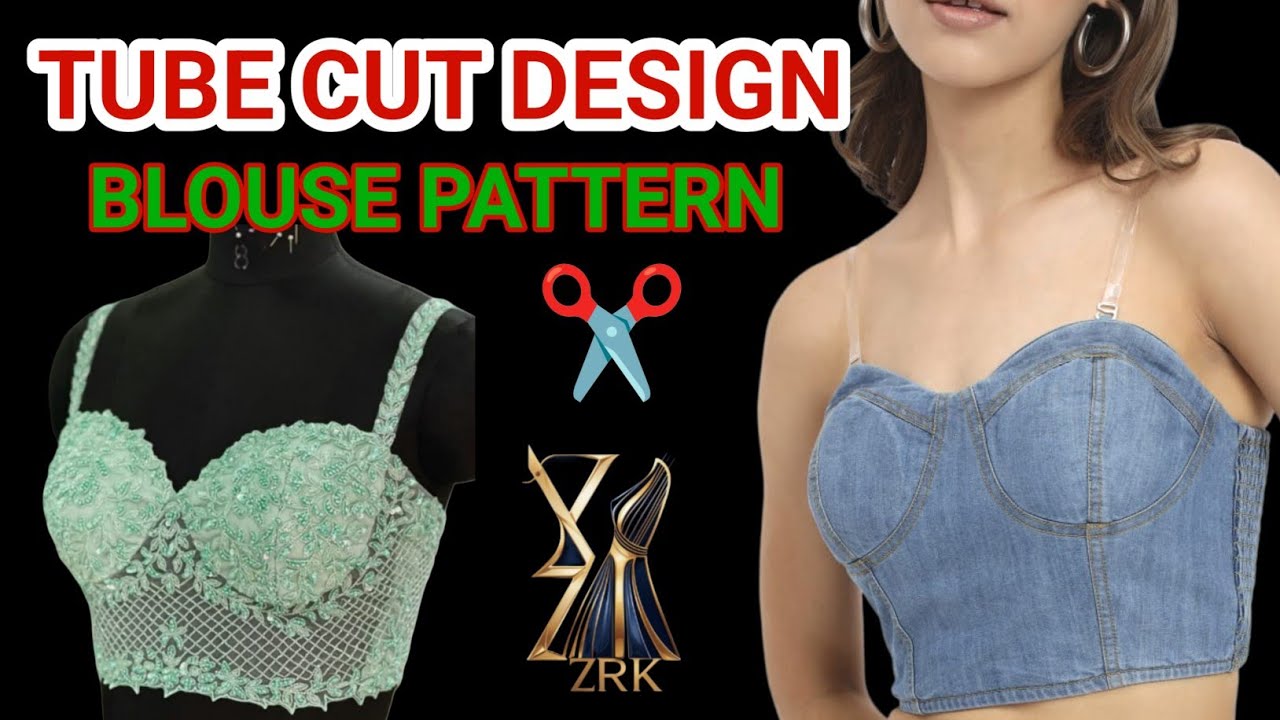Sabyasachi Design Blouse Cutting| Full Cutting Tutorial| Tube Cut Corset Blouse Design 