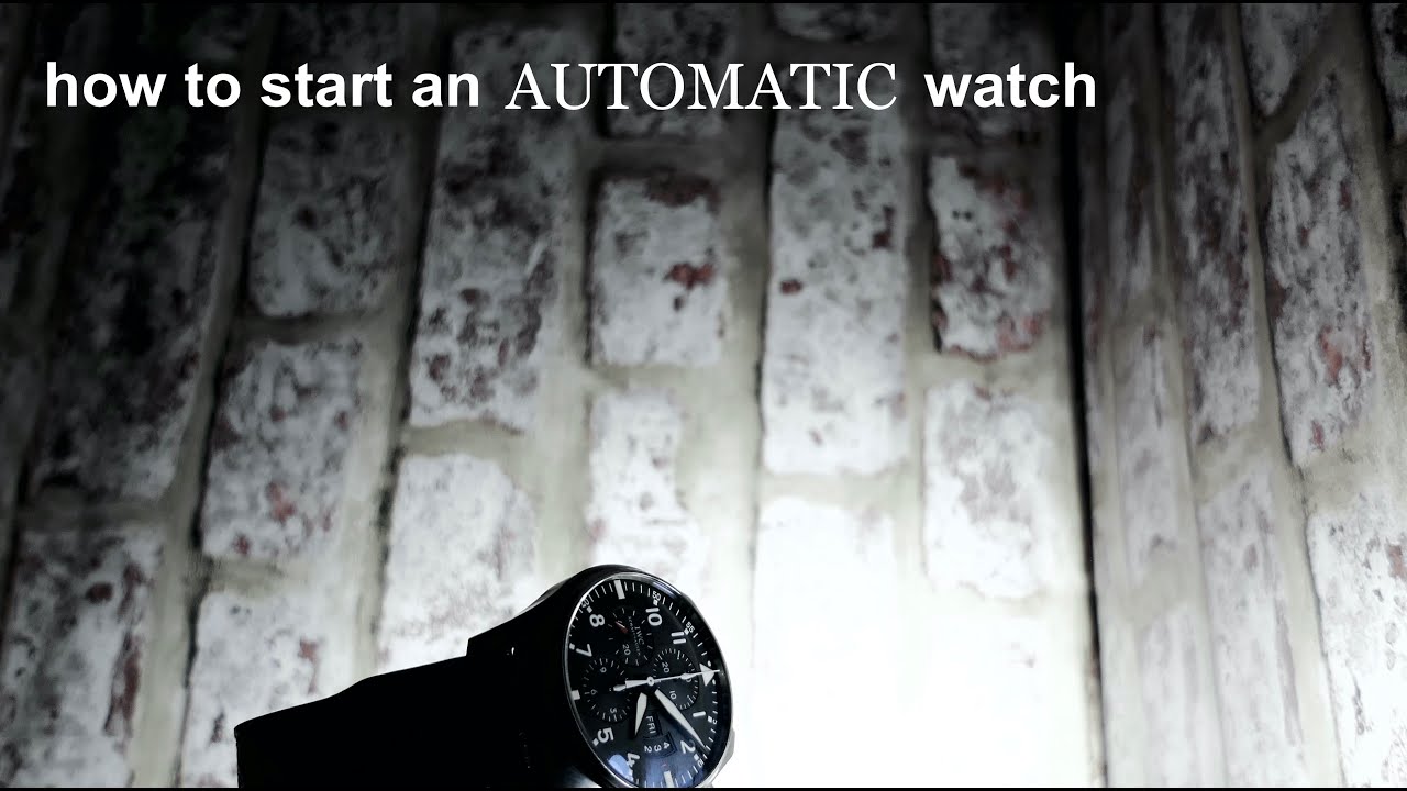 How to start an AUTOMATIC watch compared to Quartz - Original Content by WatchUP69