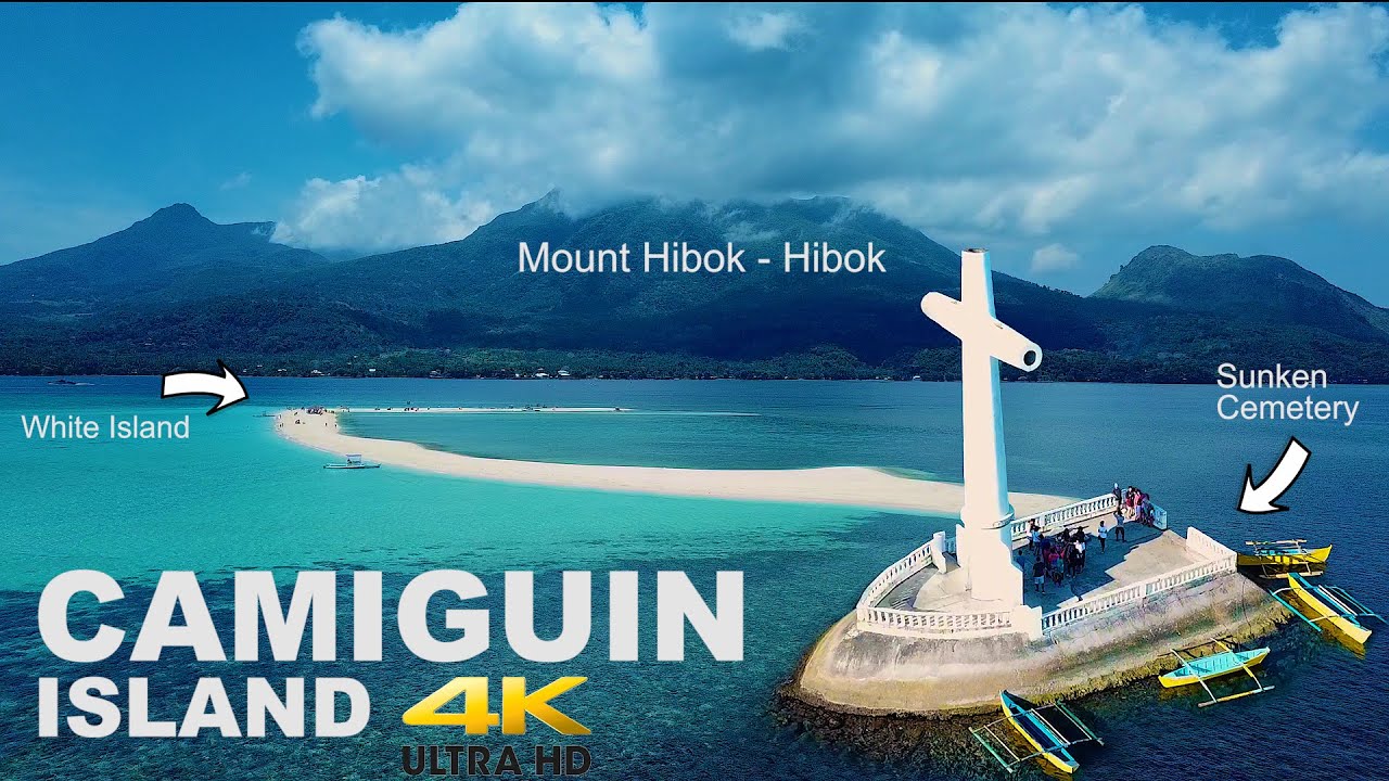 Camiguin Island [4K] Sunken Cemetery, White, Mantigue Tour Semana Santa Holy Week 2024 Easter Sunday