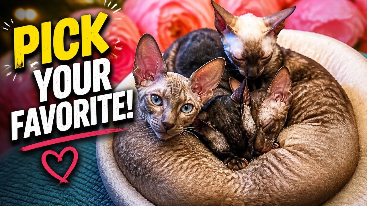 🐱 Cornish Rex chaos | Pick your new kitten now