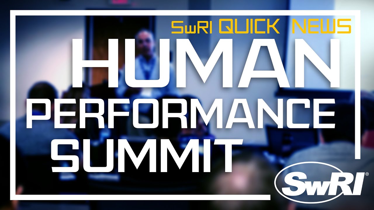 Athletic and Health Topics Merge with Science and Technology at the Human Performance Summit