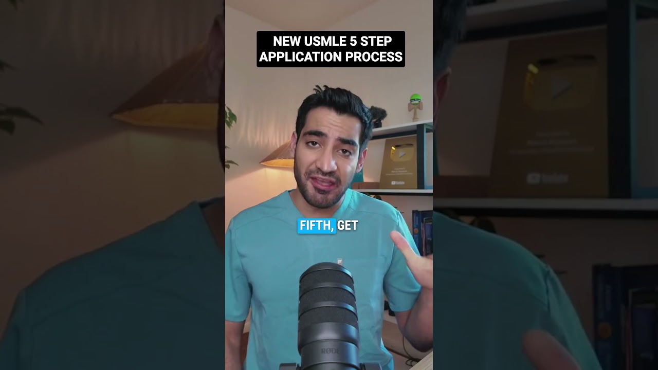 The New USMLE 5 Step Application Process #shorts #usmle #medstudents