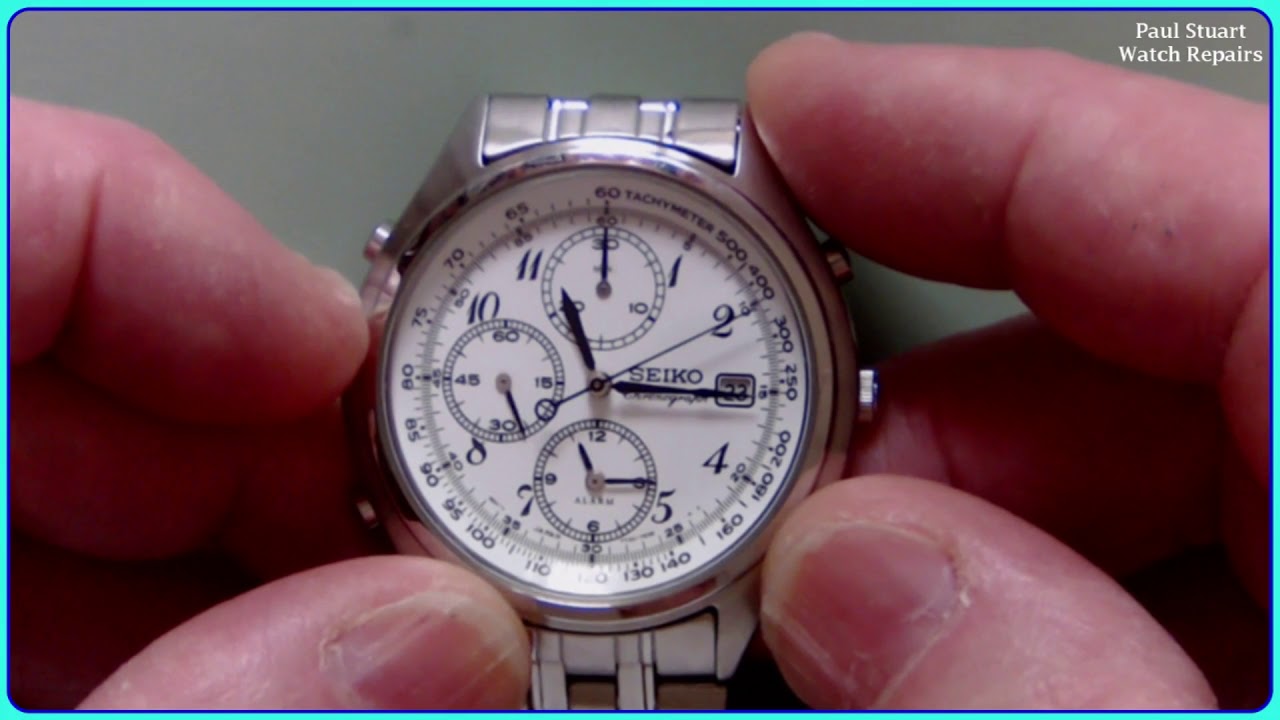 Seiko 7T32-7C60 Full Service and Repair