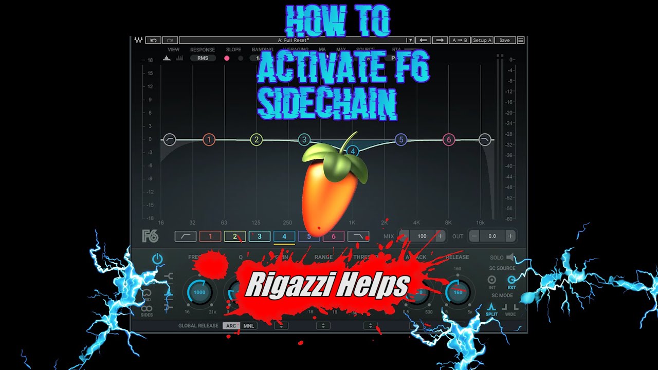 How to Side Chain and route Waves F6 in FL studio 2023