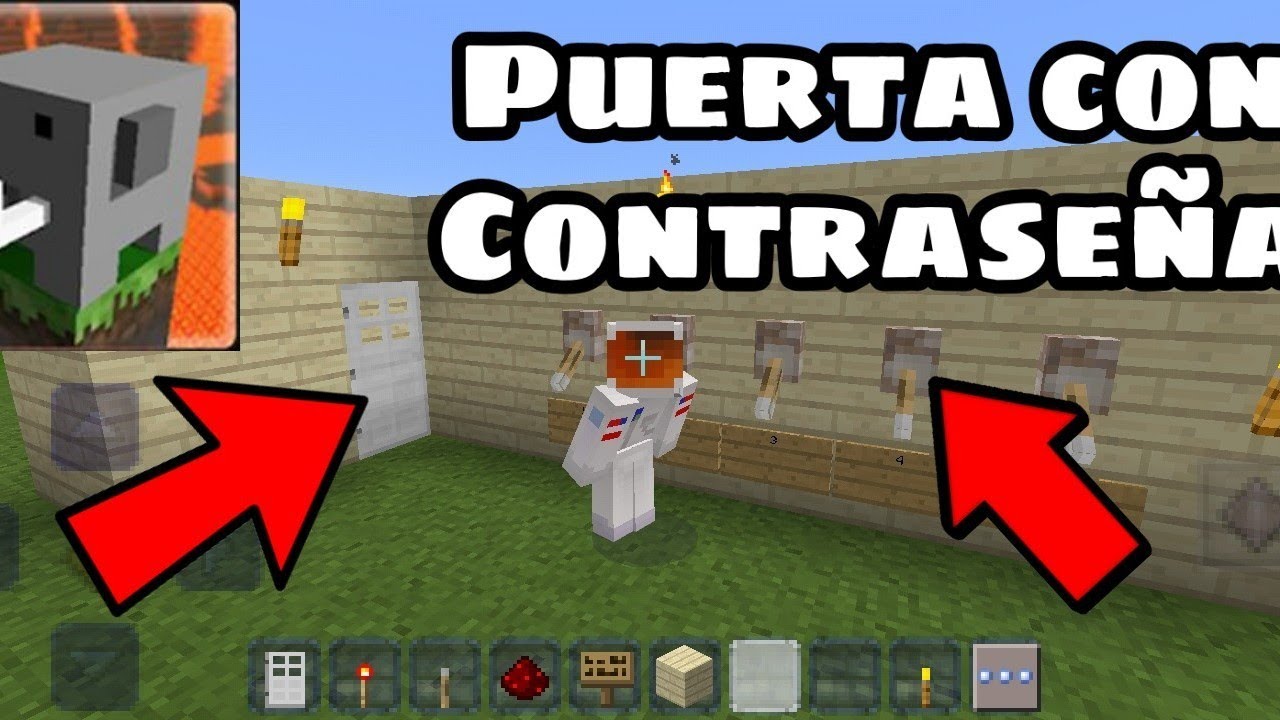 Como hacer una puerta con contraseña en craftsman