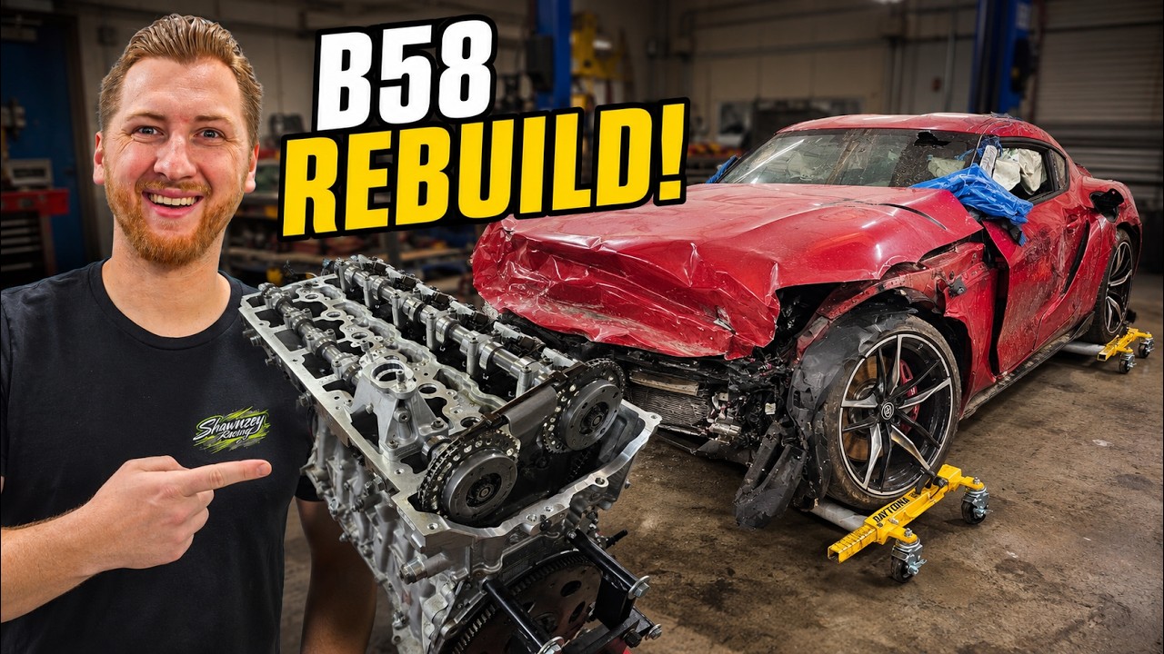 Rebuilding The B58 From My WRECKED GR Supra!