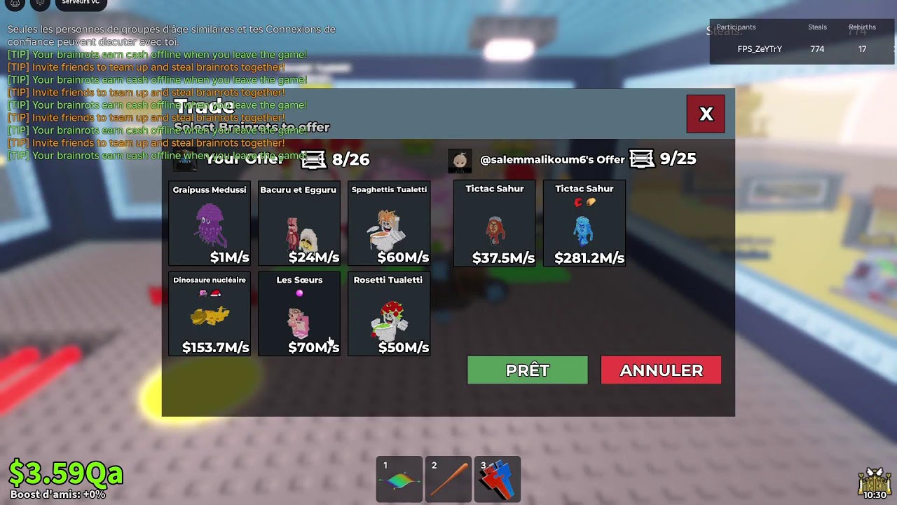 TRADE SAB ET DAUTRE JEU(JE DUEL PAS QUE TRADE)