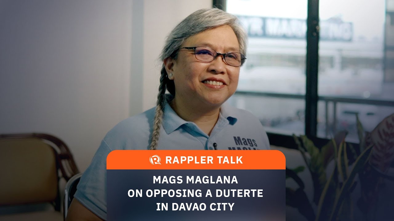 Rappler Talk: Mags Maglana on opposing a Duterte in Davao City