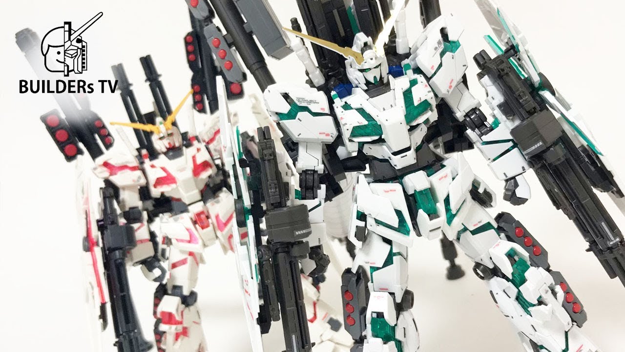RG vs HG - RG FULL ARMOR UNICORN GUNDAM Speed Build Review