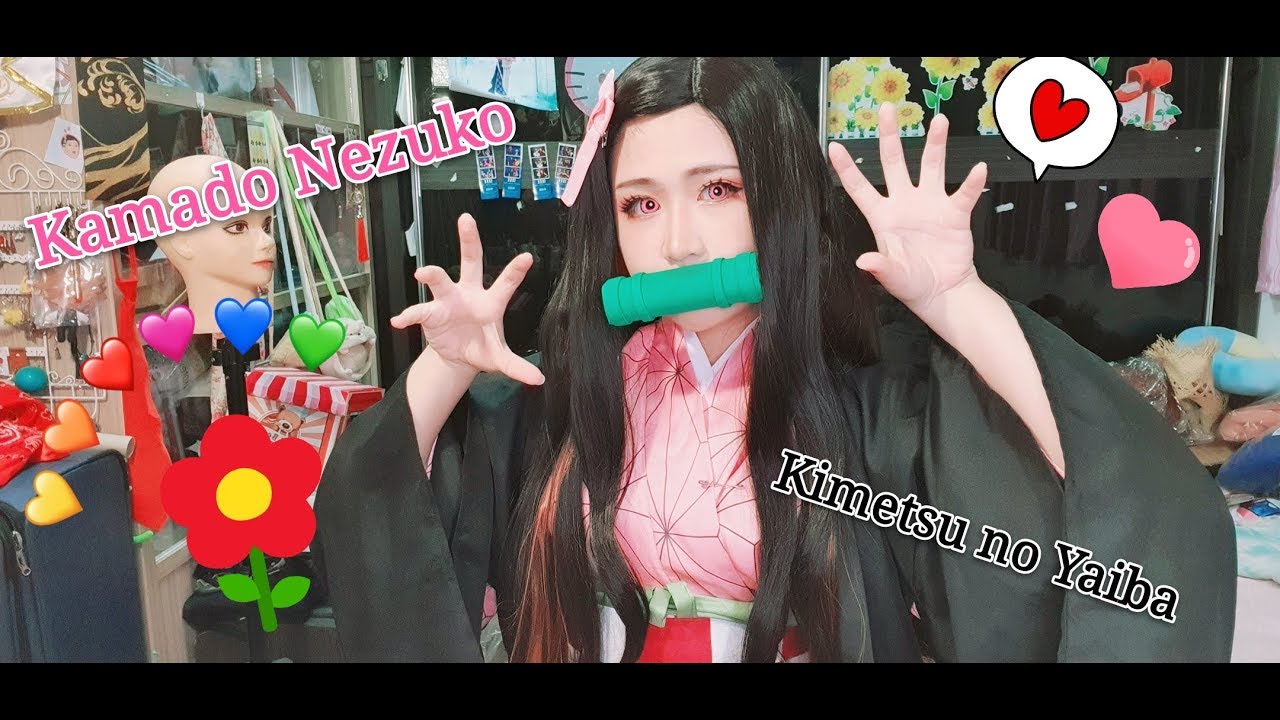 Kamado Nezuko Cosplay Makeup|竈門禰豆子Cosplay妆容|By Sunny