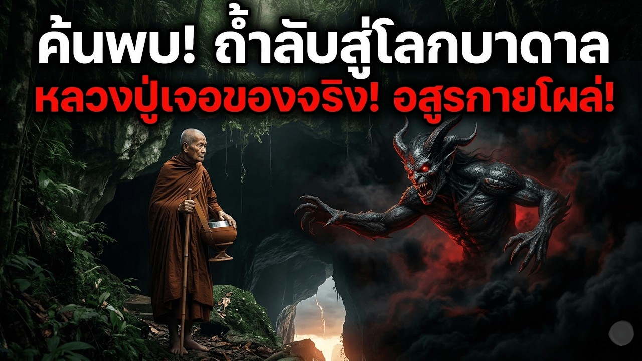 ขนลุก! พระธุดงค์หลงป่าอาถรรพ์ ทะลุประตูโลกบาดาล เจออสูรยักษ์ตัวเป็นๆ!