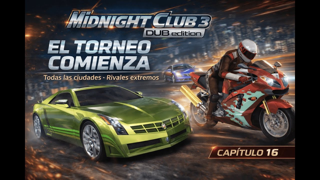 COMIENZA EL TORNEO DEFINITIVO | Midnight Club 3 – Capítulo 16