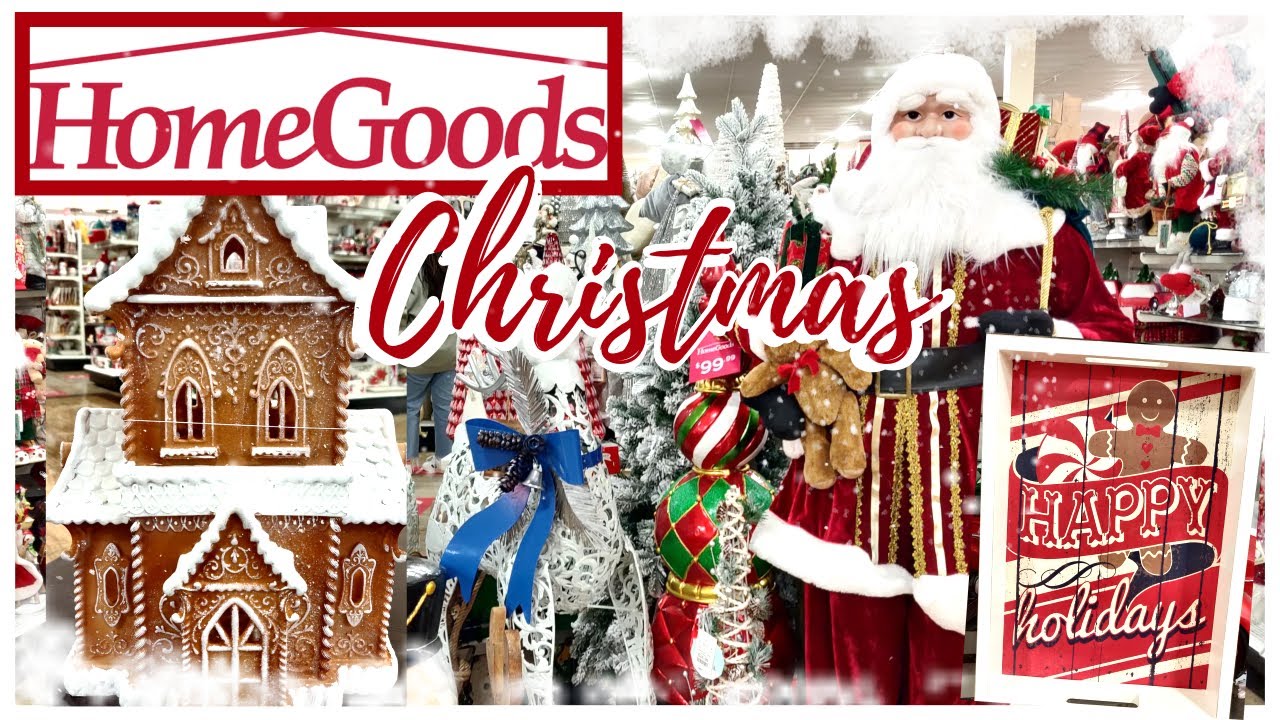 HOMEGOODS CHRISTMAS DECOR SHOP WITH ME!