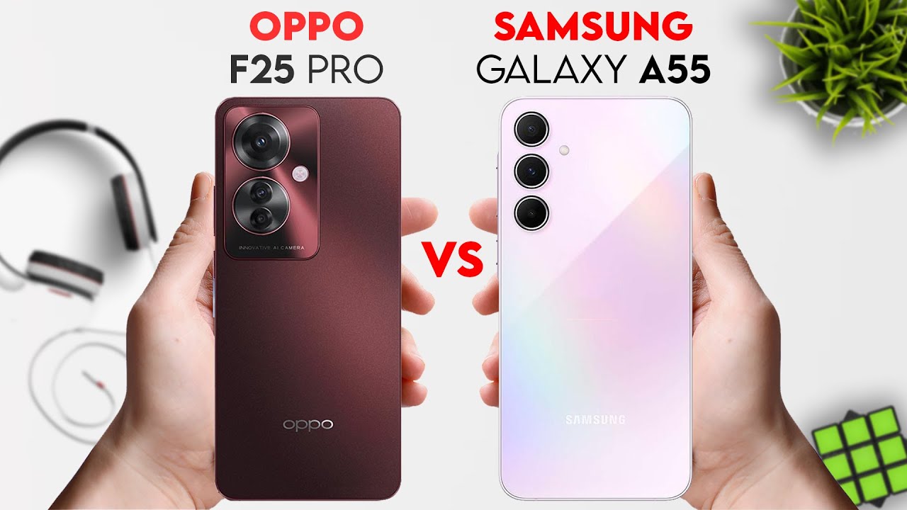 Oppo F25 Pro vs Samsung Galaxy A55 | 9 Pro Tech | #oppo #samsung #9protech