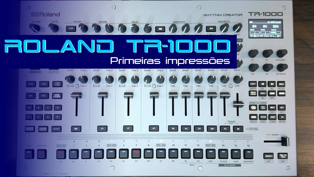 Roland TR-1000 - Primeiras impressões