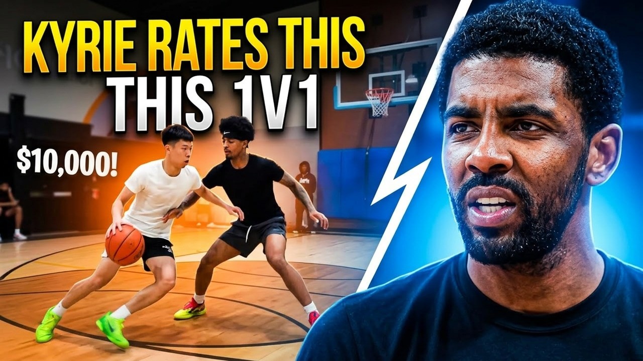 Kyrie Irving REACTS To FlightReacts vs. RayAsianBoy 1v1 For $10,000!