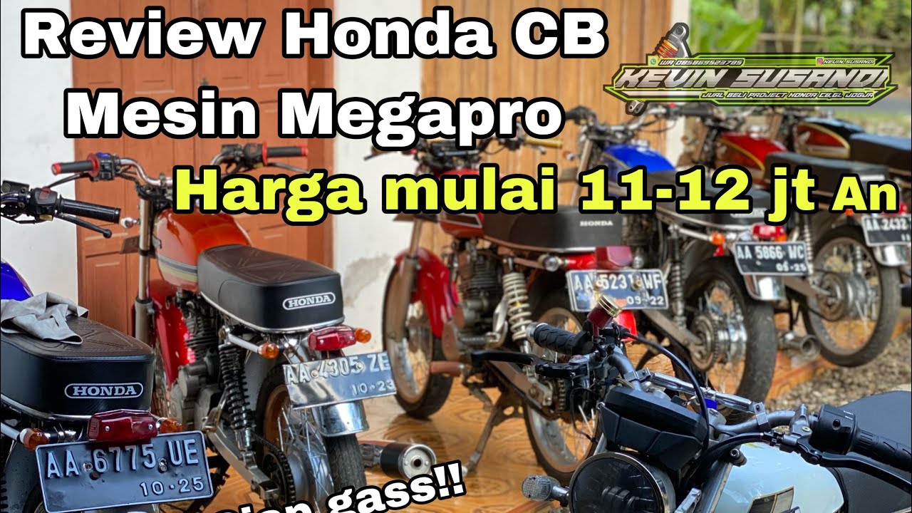Review honda CB mesin megapro HEDON  HARGA murah lengkap pajak jalan siap gass