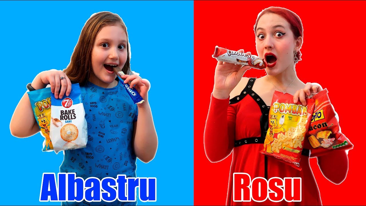 Mancare ALBASTRA vs ROSIE | Lupta inte culori