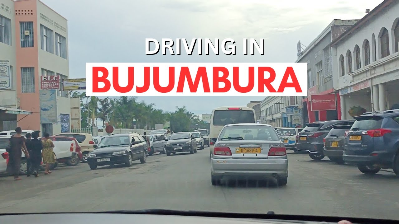 Driving in Bujumbura, Burundi | 14 April 2023, @16h - 4K
