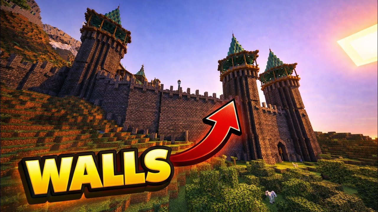 Топ-5 вариантов дизайна стен для вашего мира в Minecraft Forever