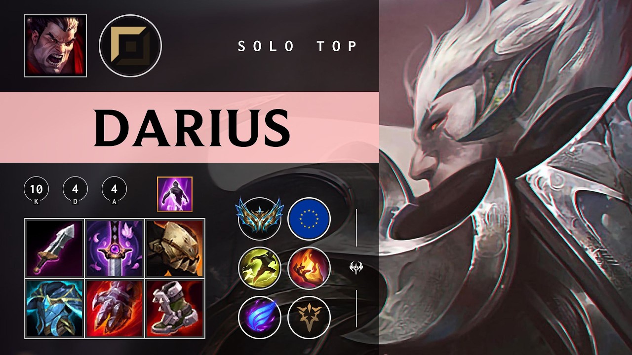 Darius Top vs Shen - EUW Challenger Patch 26.07