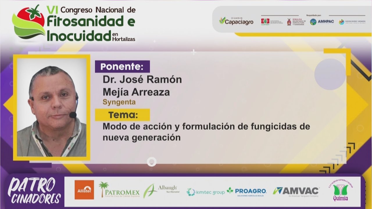 #Capaciagro | Modo de acción y formulación de fungicidas de nueva generación