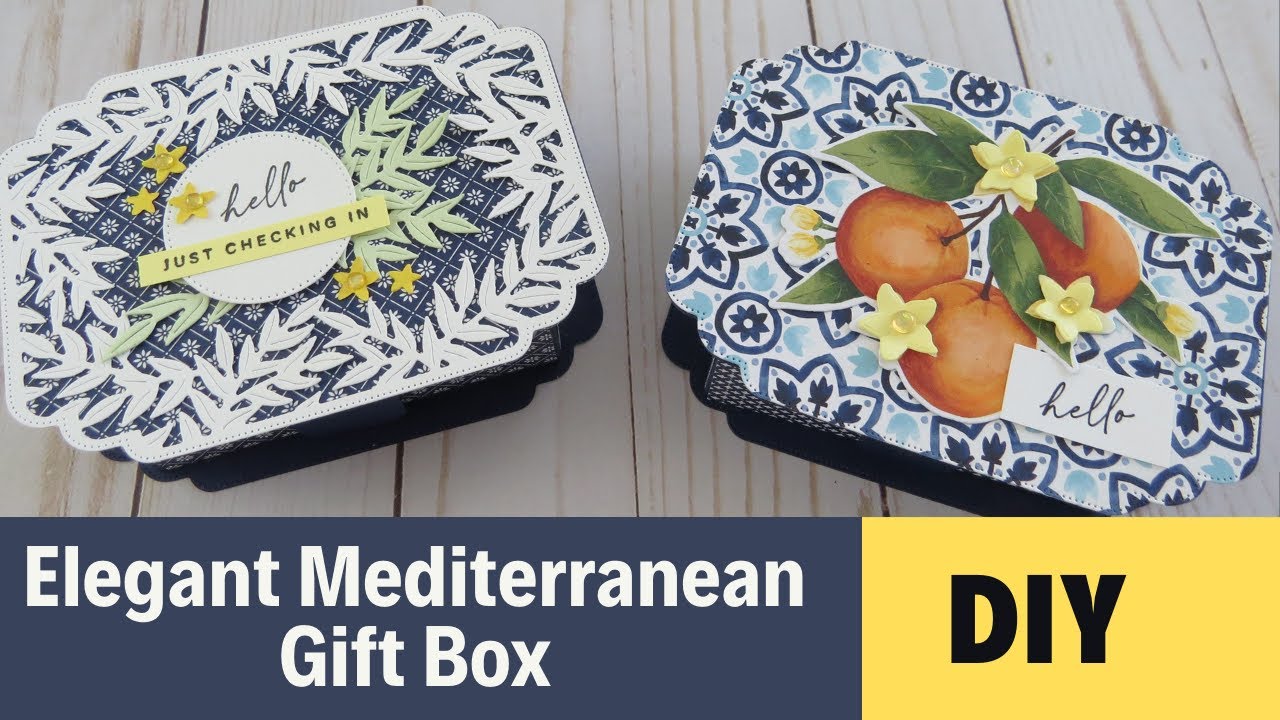 DIY Elegant Mediterranean Gift Box Tutorial