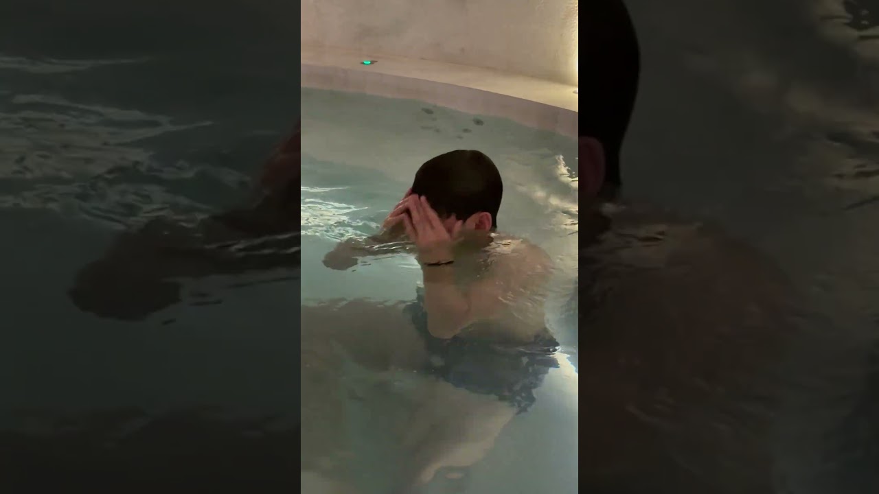 V in the pool #taehyung #kpop #bts  #btsmembers