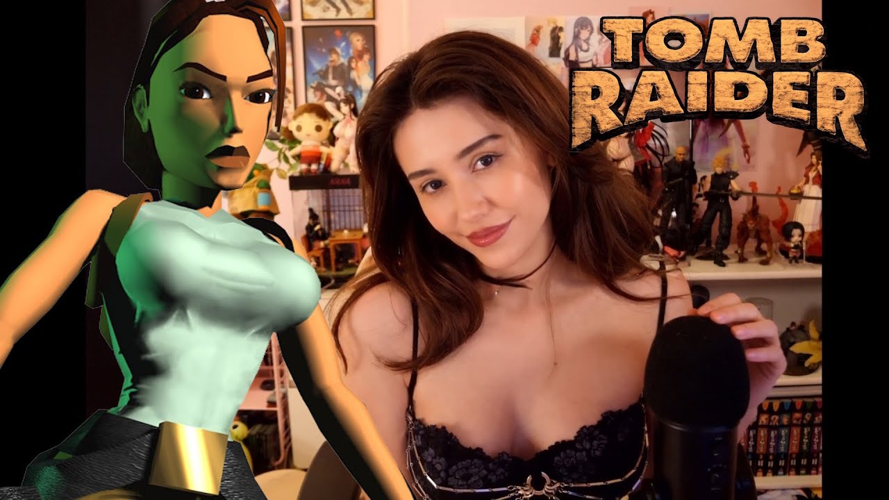 ASMR Tomb Raider PS1 Remaster - playing through st francis folly