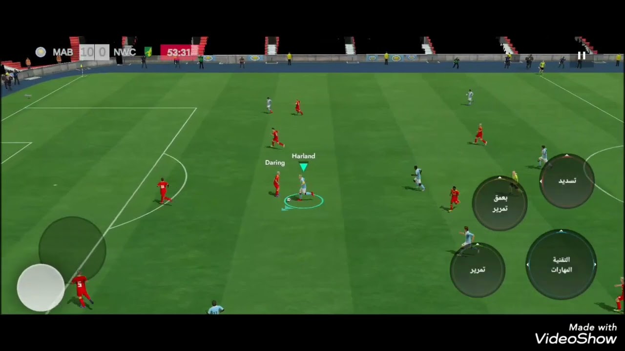 دوري كرة القدم Football 2026 #1 هزيمة ساحقه 😱 وأداء قوي من هلاند ❤️‍🩹#gaming 