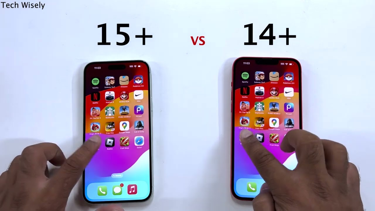 iPhone 15 Plus vs 14 Plus - Speed Test