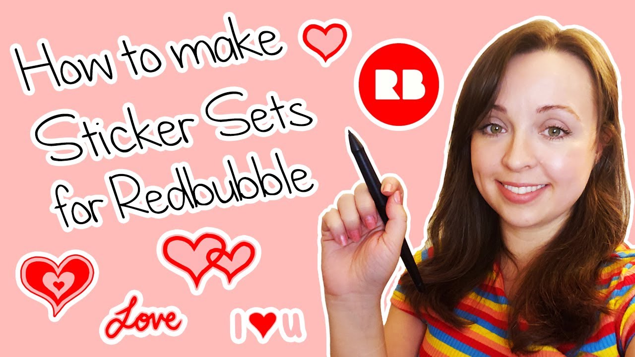 How to Make Sticker Sets to Sell on Redbubble
