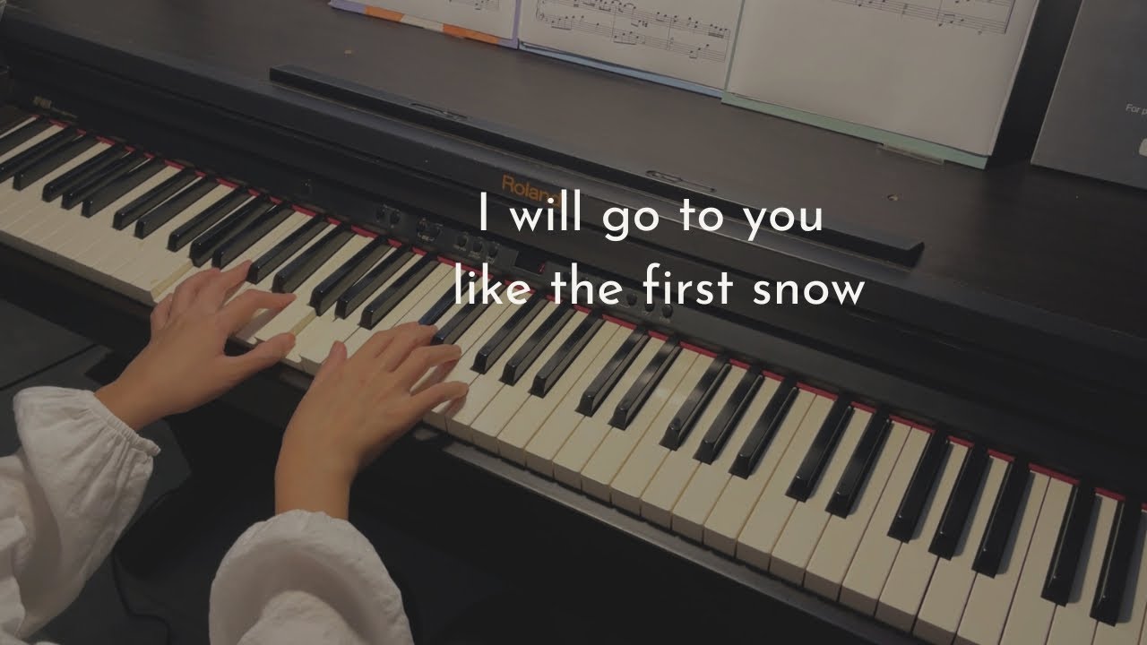 I will go to you like the first snow - Ailee (lower key) l Piano Cover