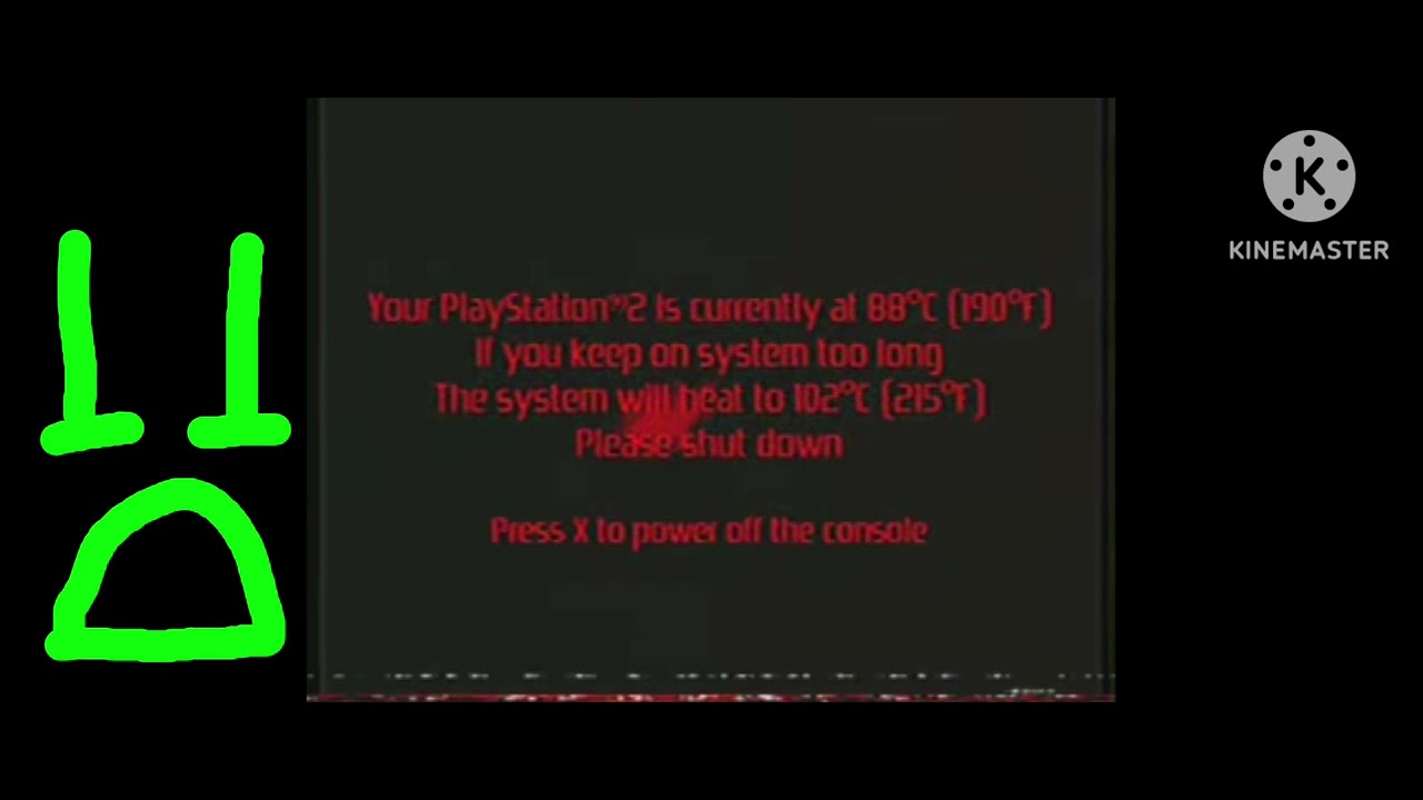 Playstation 2 Kill Screen but Green Face Want to see That!