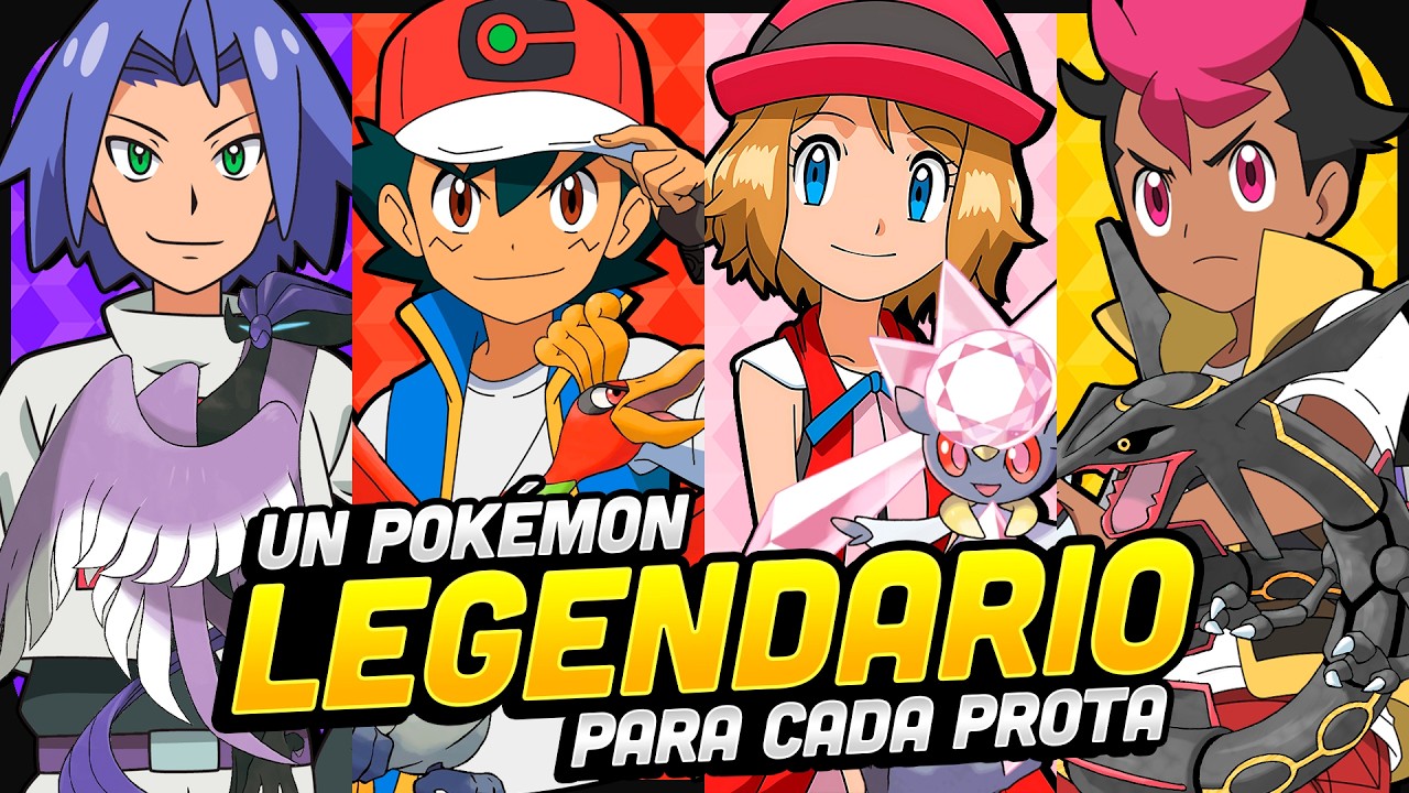 Le di un POKÉMON LEGENDARIO a cada PROTAGONISTA de POKÉMON ✨