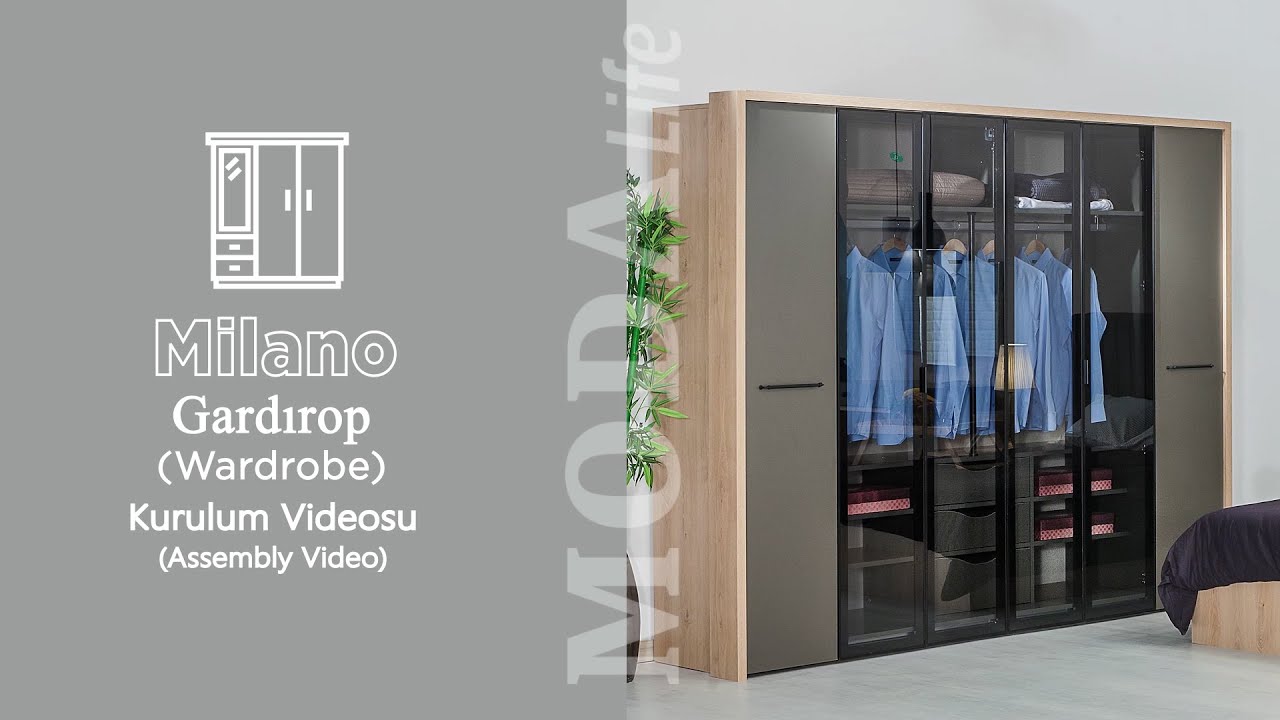 Milano Gardırop Kurulum (Milano Wardrobe Assembly)