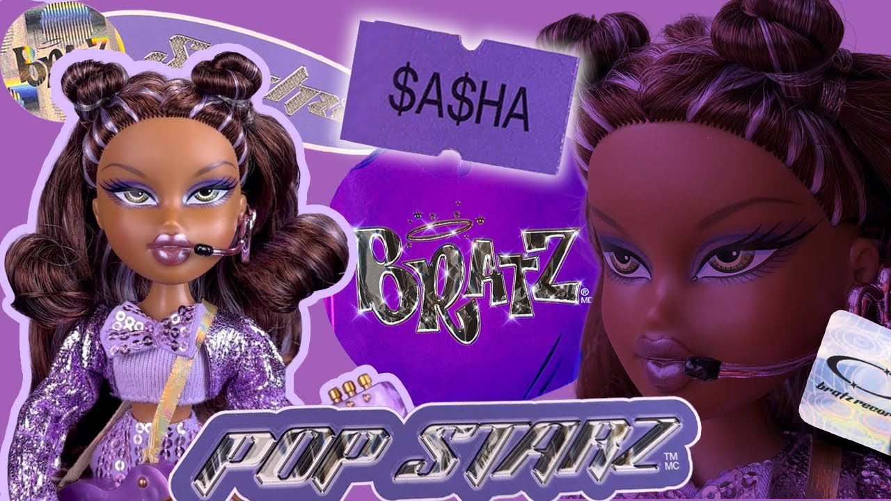 ¡HERMOSA! 💜✨ | Muñeca Sasha de Bratz Pop Starz ¡Unboxing y revisión! 🤩