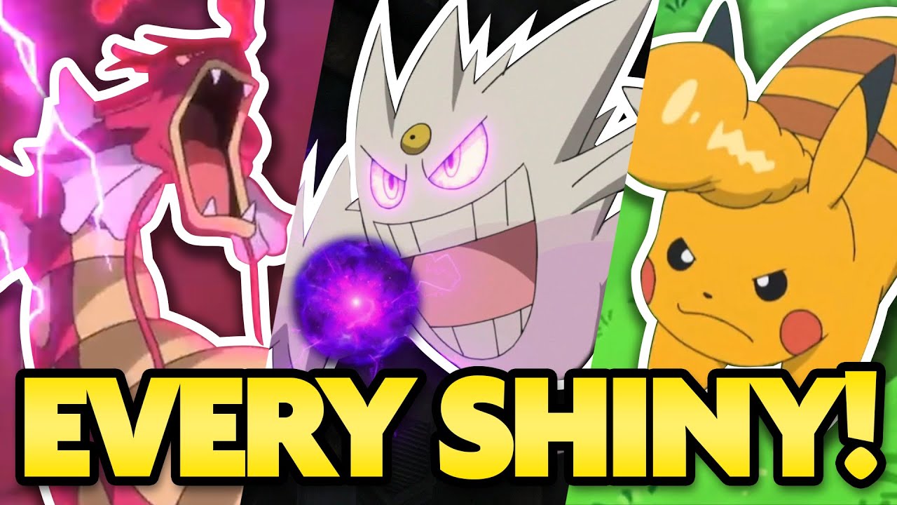 Every Shiny Pokemon in the Pokemon Anime!