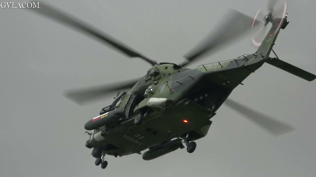 German Army Aviation NH-90 TTH demo at RIAT 2023