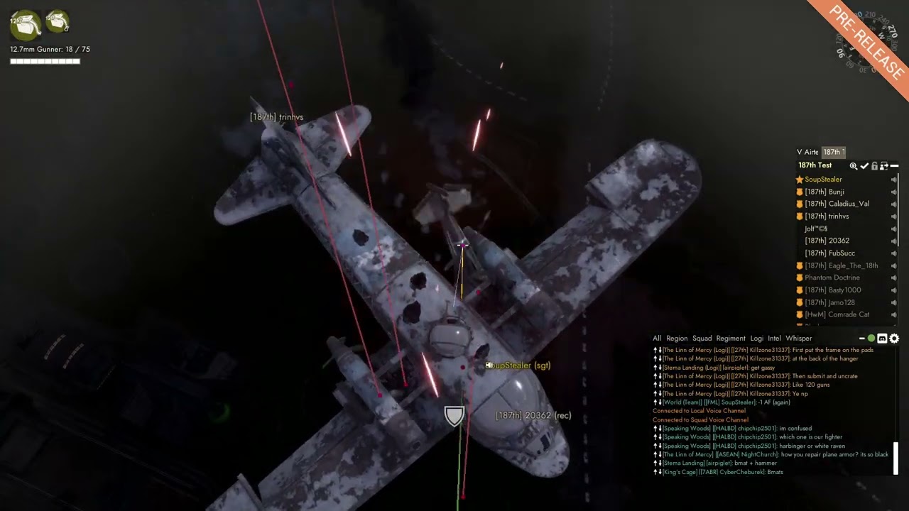 Foxhole Airborne (Devbranch) Warden Bombing Run