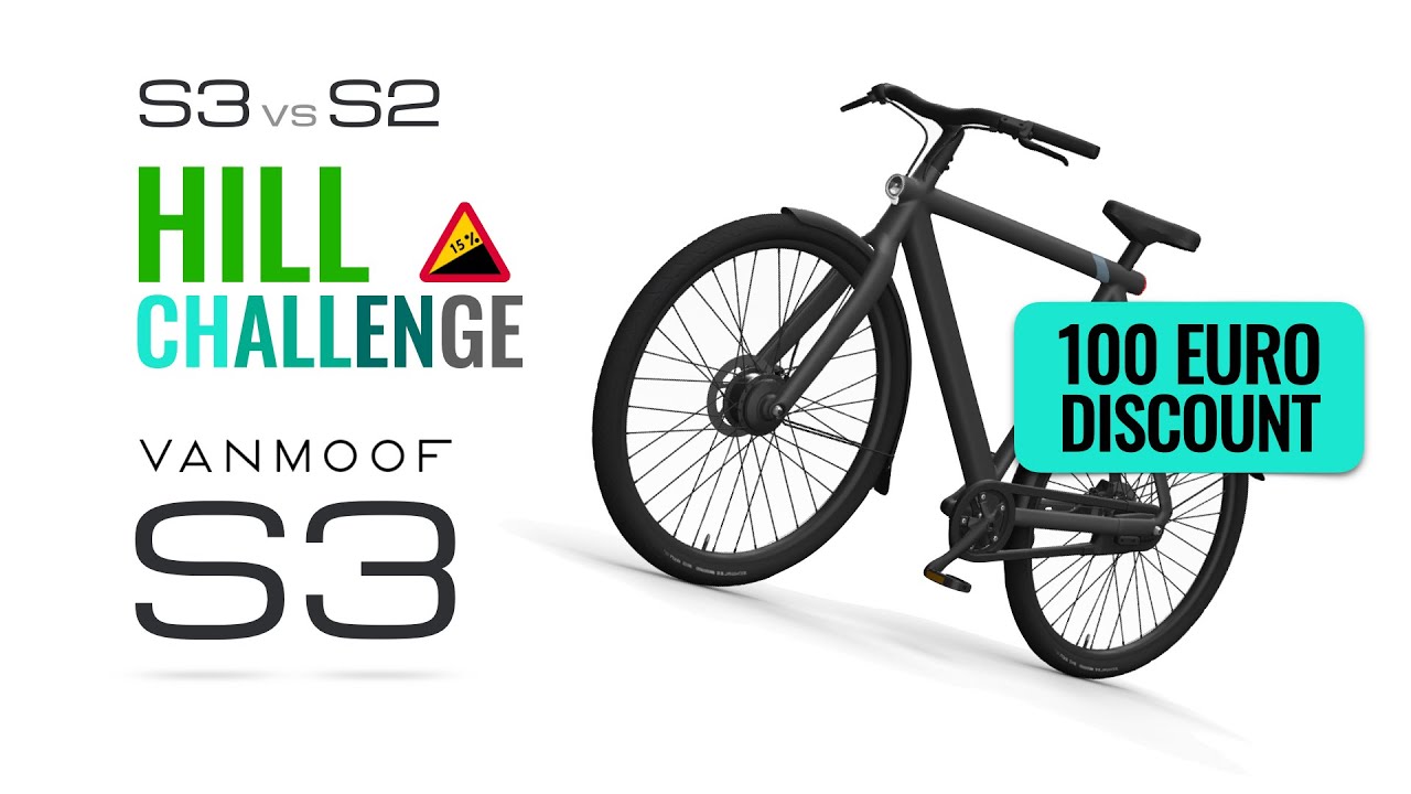 VanMoof S3 Hill Challenge vs S2 %15 Review #VanMoofS3 #S3 #Refresh