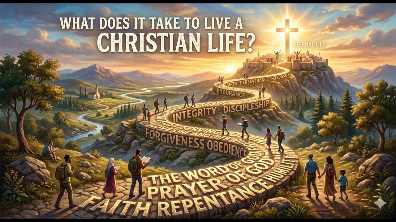 WHAT DOES IT TAKE TO LIVE A CHIRSTIAN LIFE?