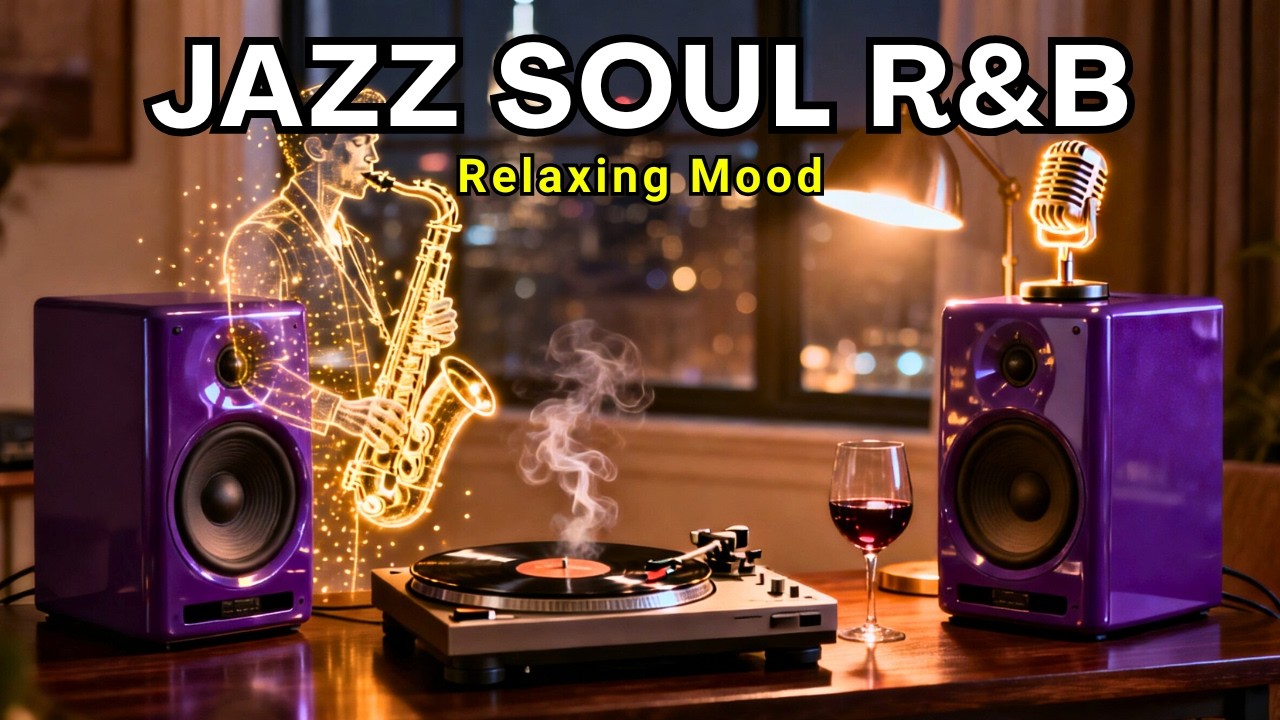 Smooth Jazz X Soulful R&B Instrumental 💚 – Warm Gentle Tunes for Relaxing Moments