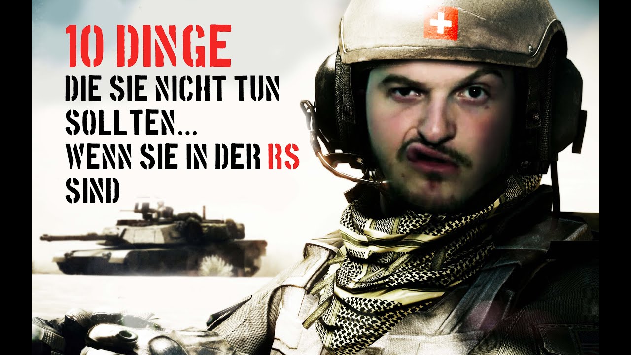 10 Dinge, die man in der Schweizer Rekrutenschule nicht tun sollte! // Tele Toni