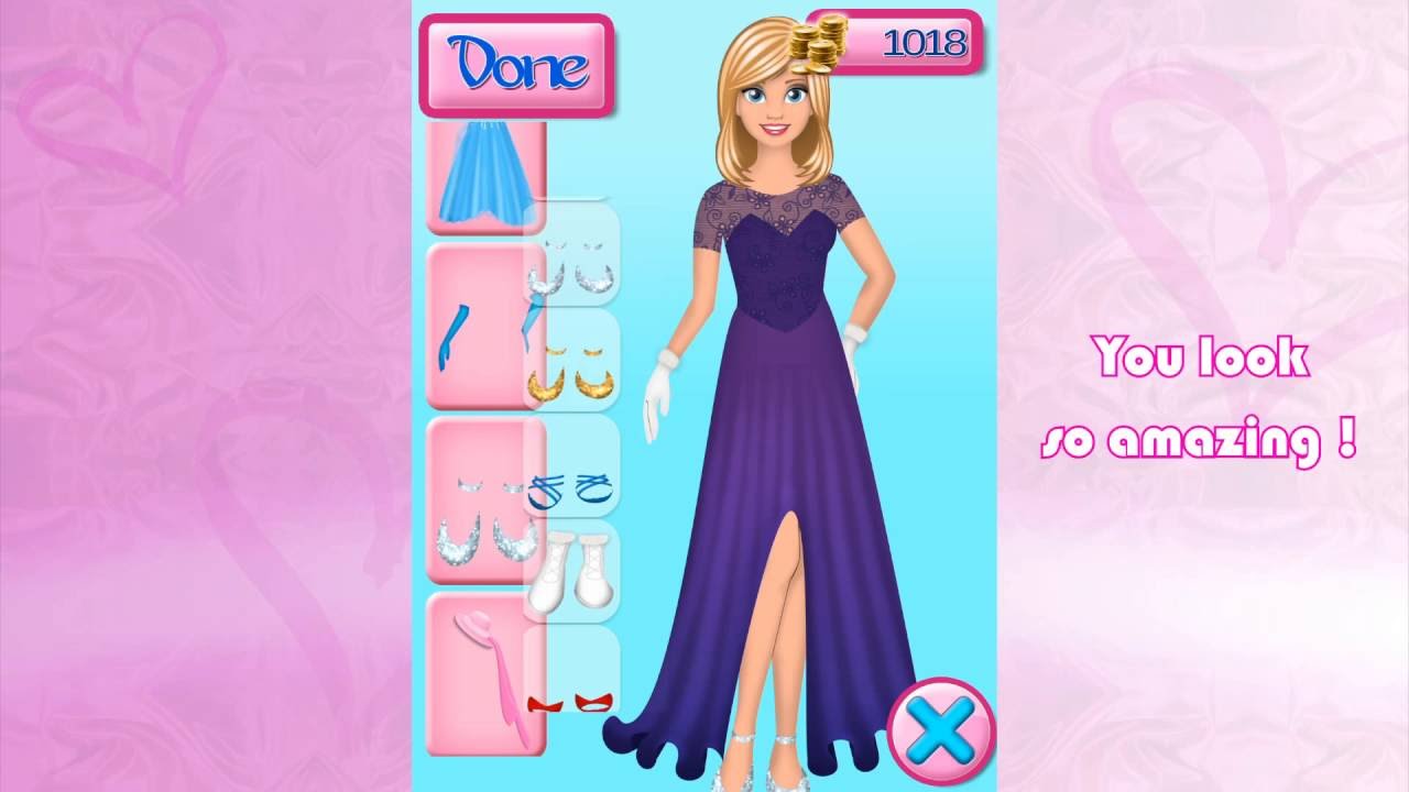 Frozen Ice Princess Dressup - Gameplay video
