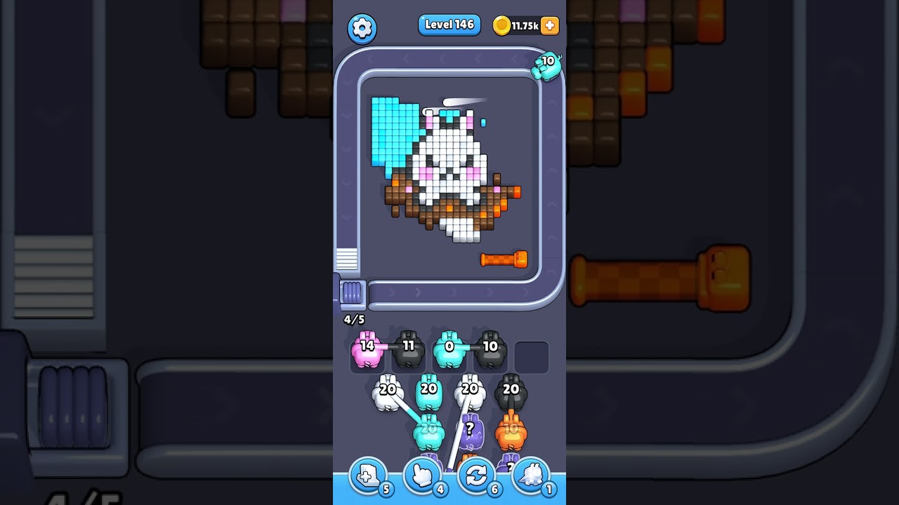 Pixel flow level 146 slow speed 