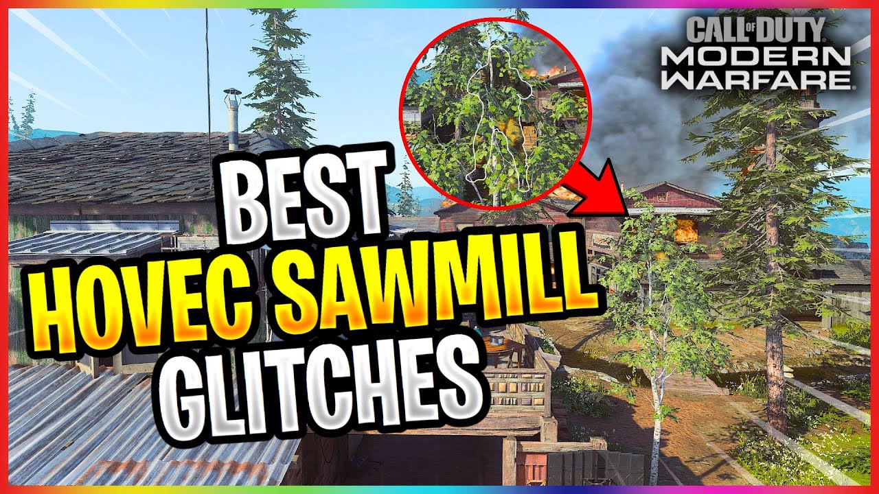BEST HOVEC SAWMILL GLITCHES | MODERN WARFARE ! (Infected glitches,High ledges,Glitch spots)