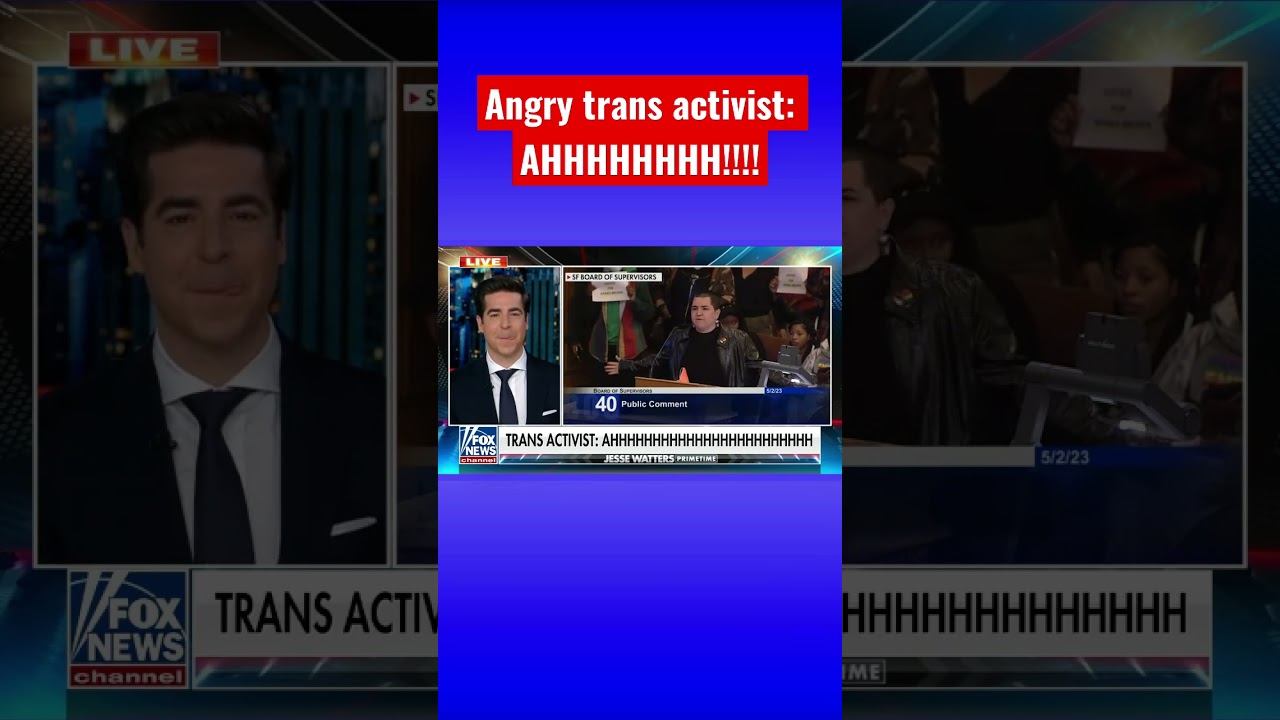 Trans activist can&rsquo;t stop screaming #transgender